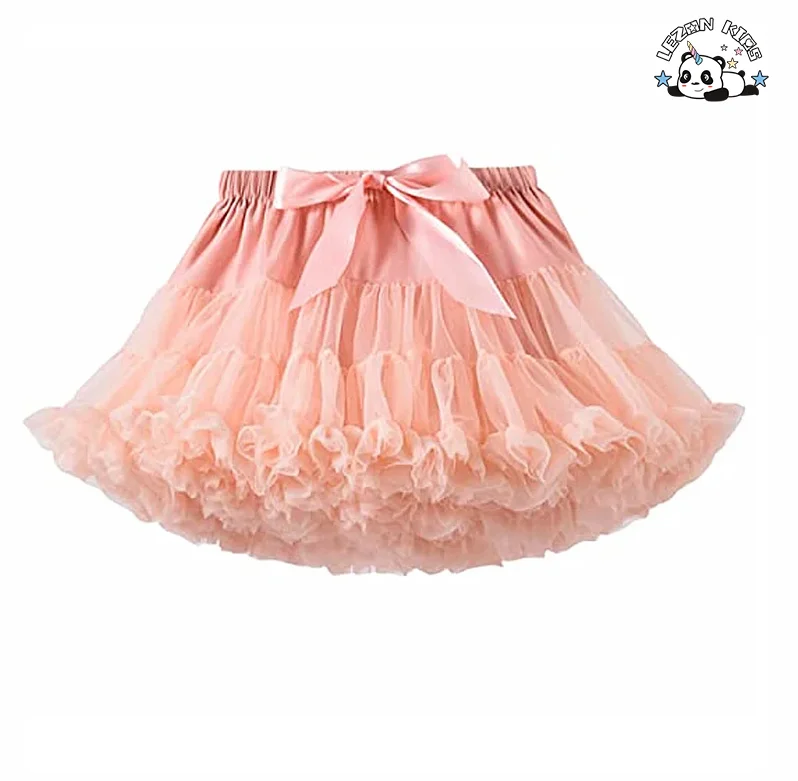 LEZONKIDS - Customizable Girls' Gauze Skirt Cake Dress Puffy Skirt Tutu Children's Princess Gauze Skirt